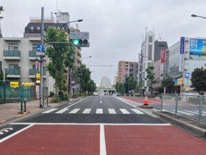 路面補修工事（7四の7・二層式低騒音舗装）及び車道改良工事（7四-4）